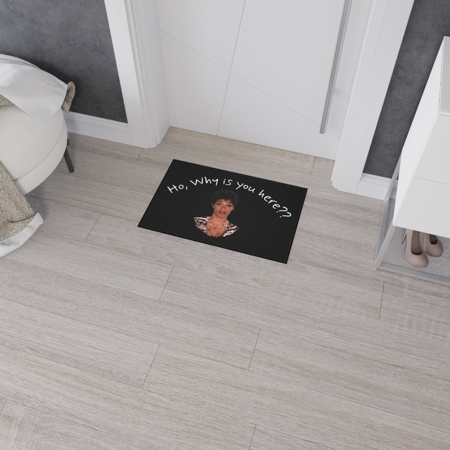 Heavy Duty Joseline Hernandez (Ho, Why is you here?) Floor Mat