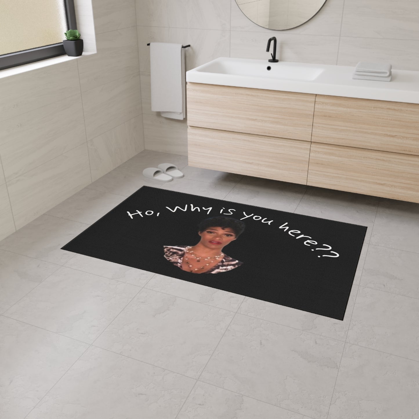 Heavy Duty Joseline Hernandez (Ho, Why is you here?) Floor Mat