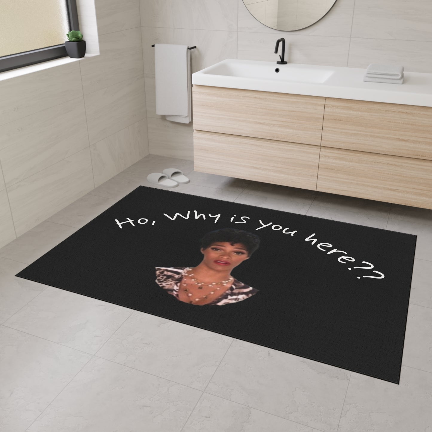 Heavy Duty Joseline Hernandez (Ho, Why is you here?) Floor Mat