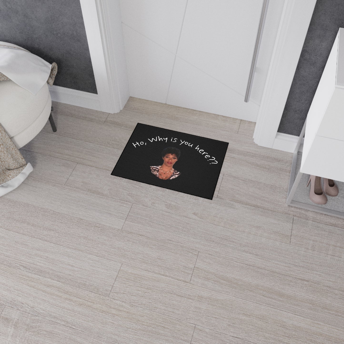 Heavy Duty Joseline Hernandez (Ho, Why is you here?) Floor Mat