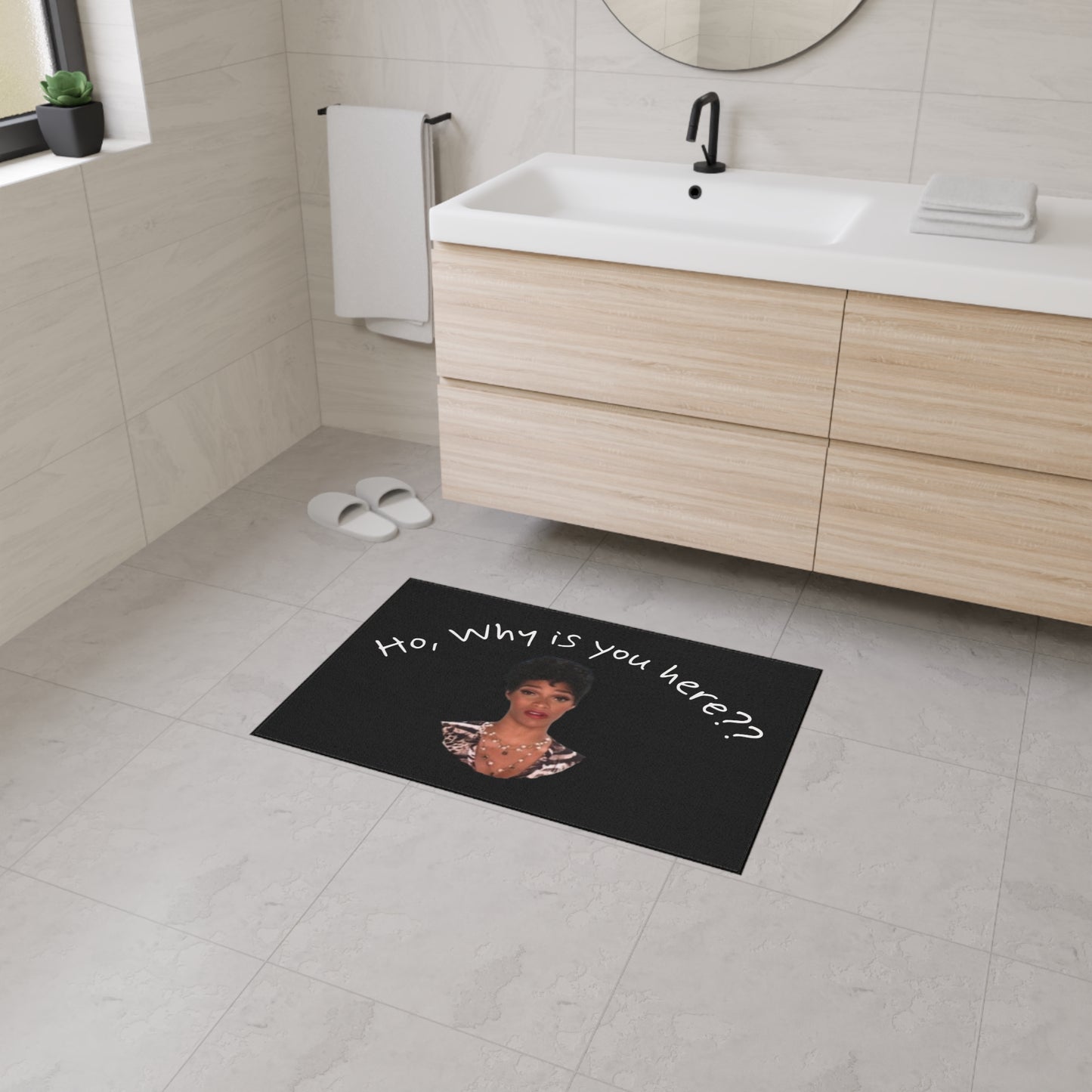 Heavy Duty Joseline Hernandez (Ho, Why is you here?) Floor Mat