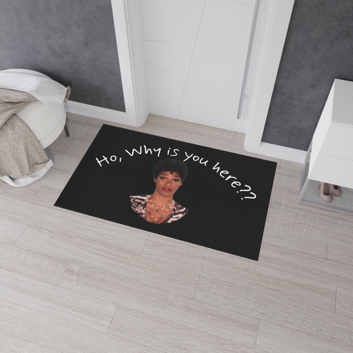 Heavy Duty Joseline Hernandez (Ho, Why is you here?) Floor Mat