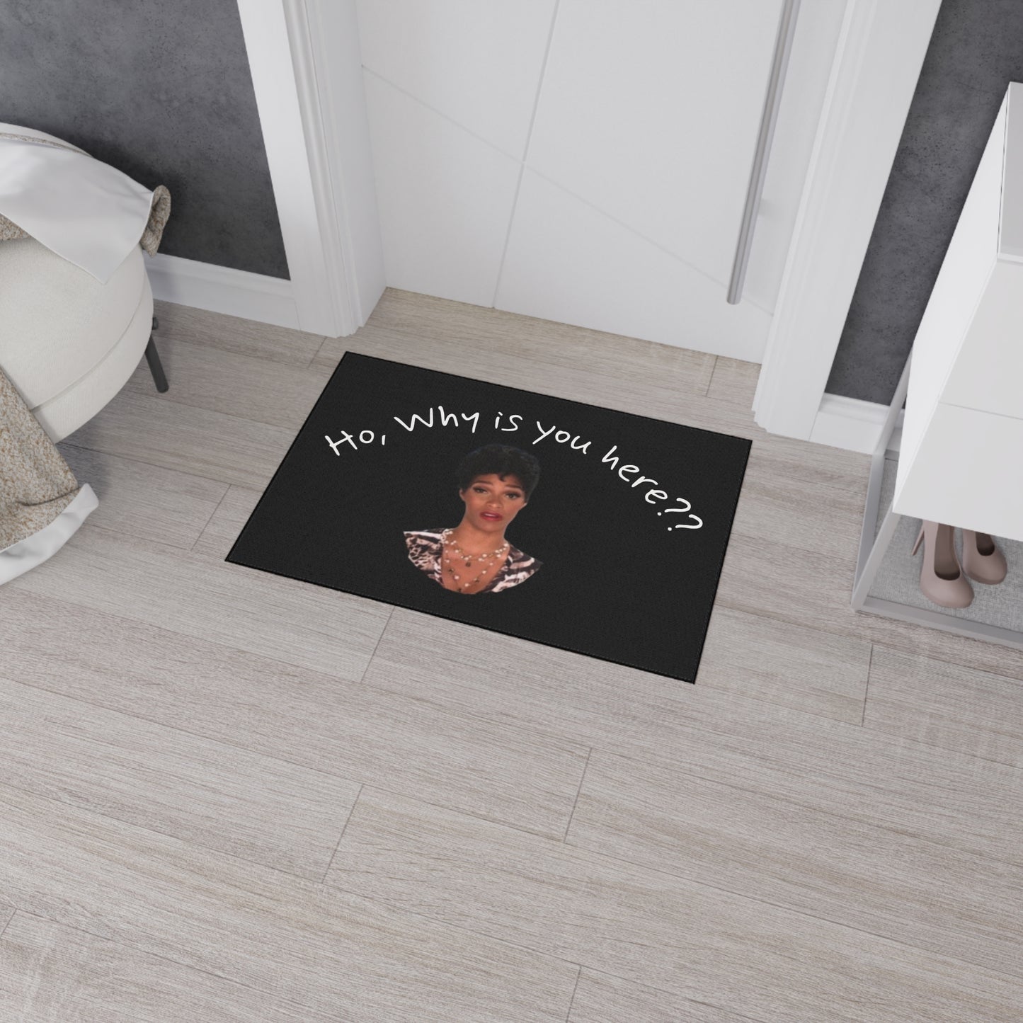 Heavy Duty Joseline Hernandez (Ho, Why is you here?) Floor Mat