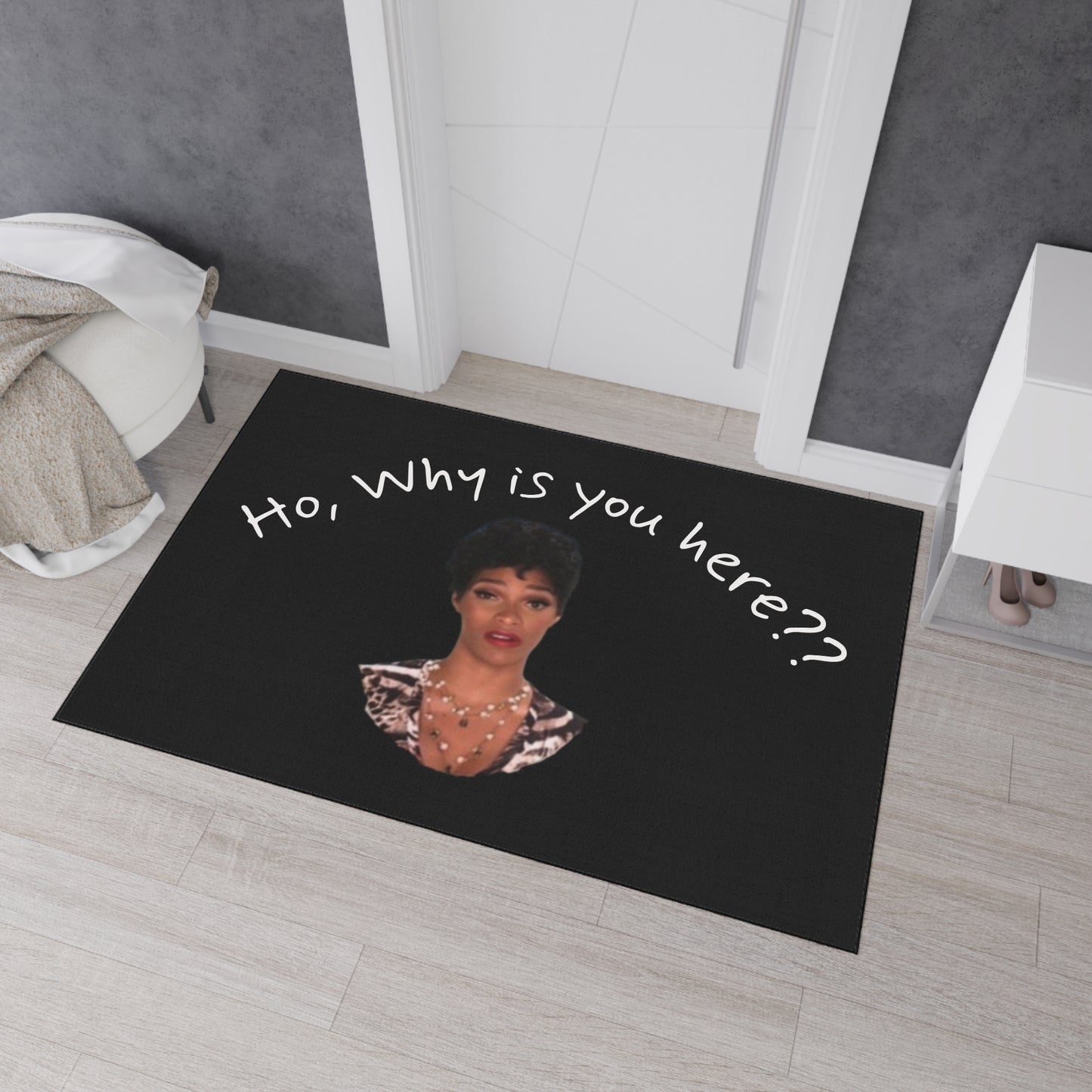 Heavy Duty Joseline Hernandez (Ho, Why is you here?) Floor Mat